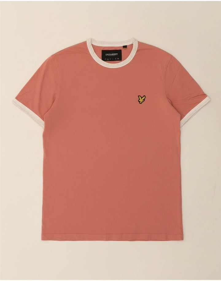 Мужская футболка Lyle & Scott, маленький розовый хлопок