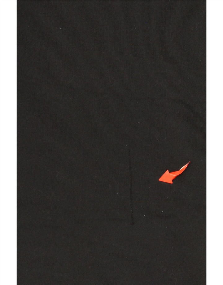 Женские спортивные брюки Adidas UK 12, средний черный полиэстер