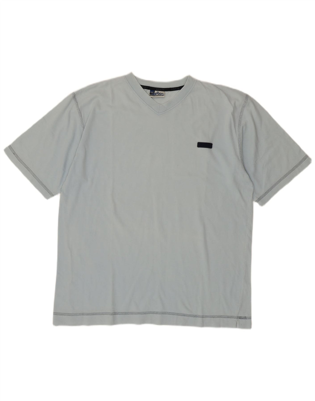 Мужская футболка Asics Top 2XL, синяя, хлопок