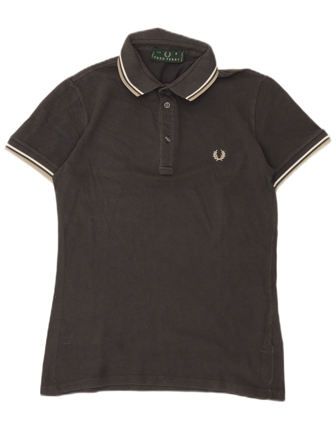 Мужская рубашка-поло Fred Perry, маленькая серая, хлопок
