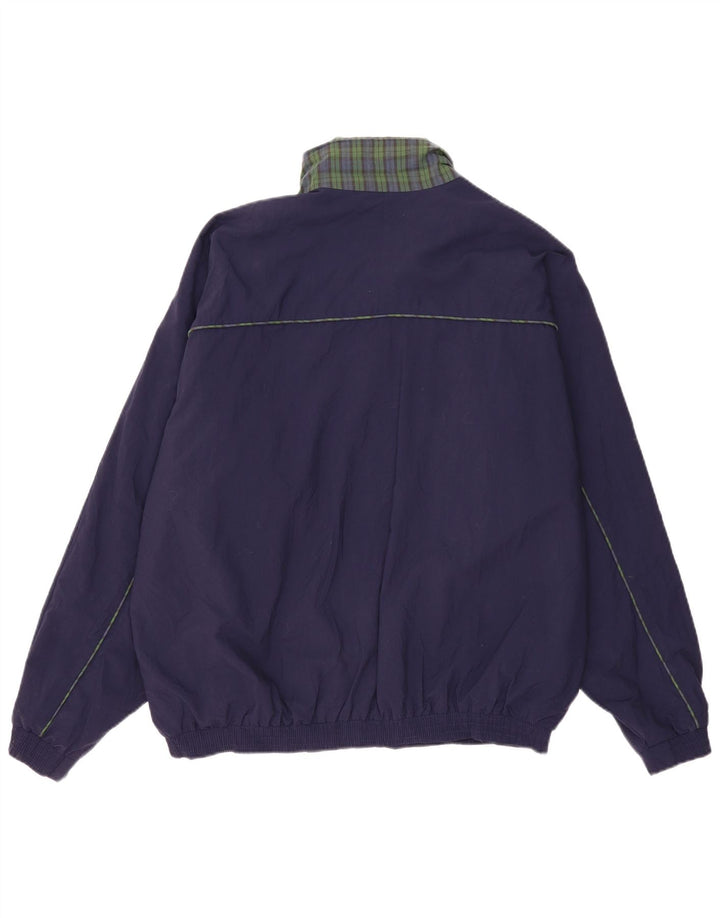 Мужской бомбер Marks & Spencer UK 42 XL, темно-синий в полоску, нейлон