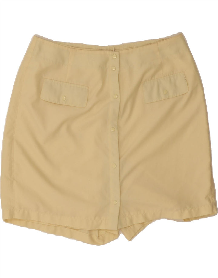 GOLFINO Womens Skort EU 42 Large  Yellow Vintage Golfino and Second-Hand Golfino from Messina Hembry 