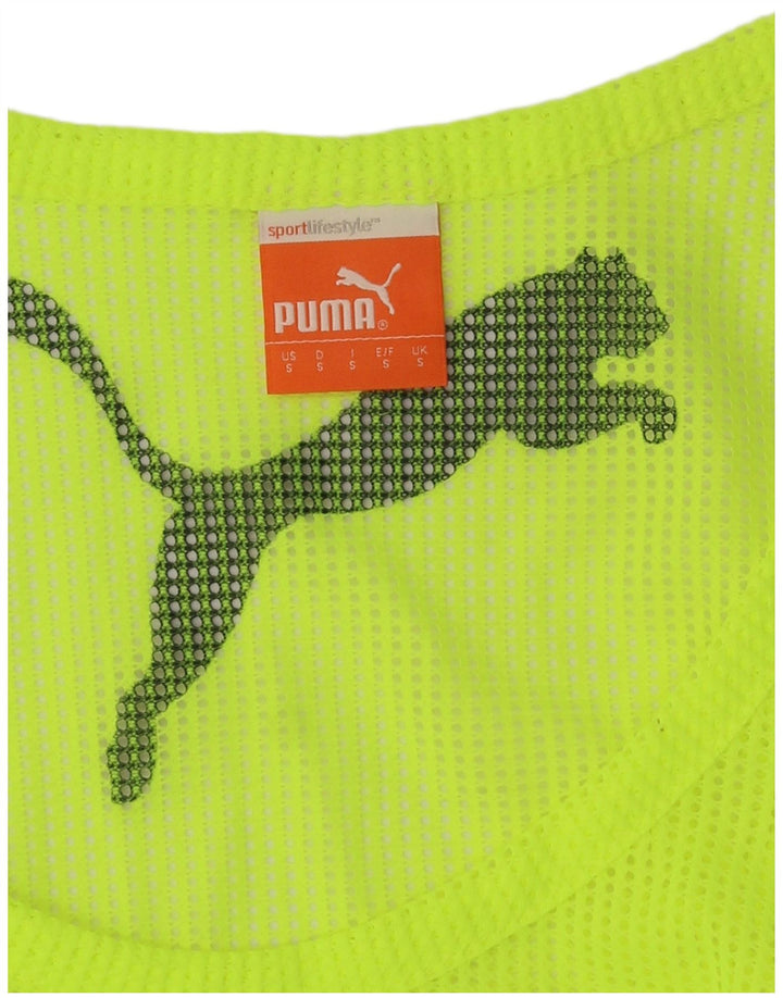 Женский оверсайз-жилет с рисунком Puma UK 10, маленький зеленый