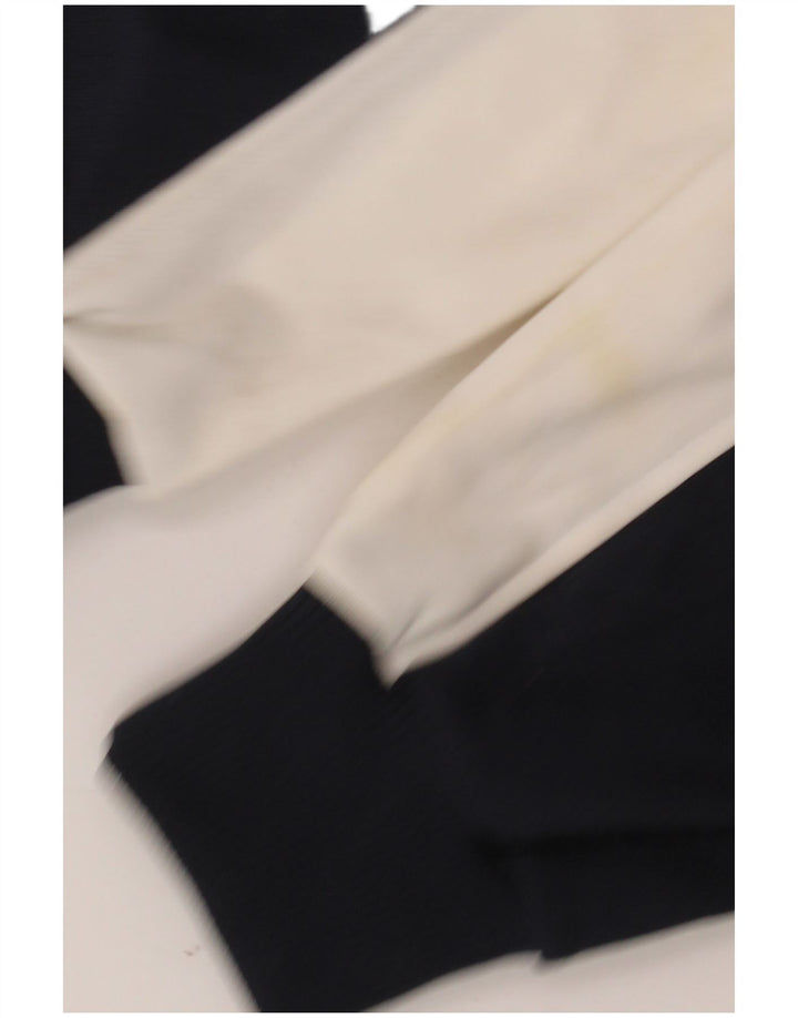 Мужской спортивный костюм Diadora с графическим рисунком, верхняя куртка, большой синий полиэстер с цветными блоками