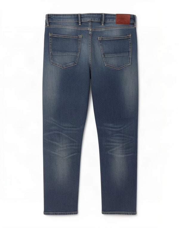 Мужские узкие джинсы Marks & Spencer W38 L29 синие, хлопок