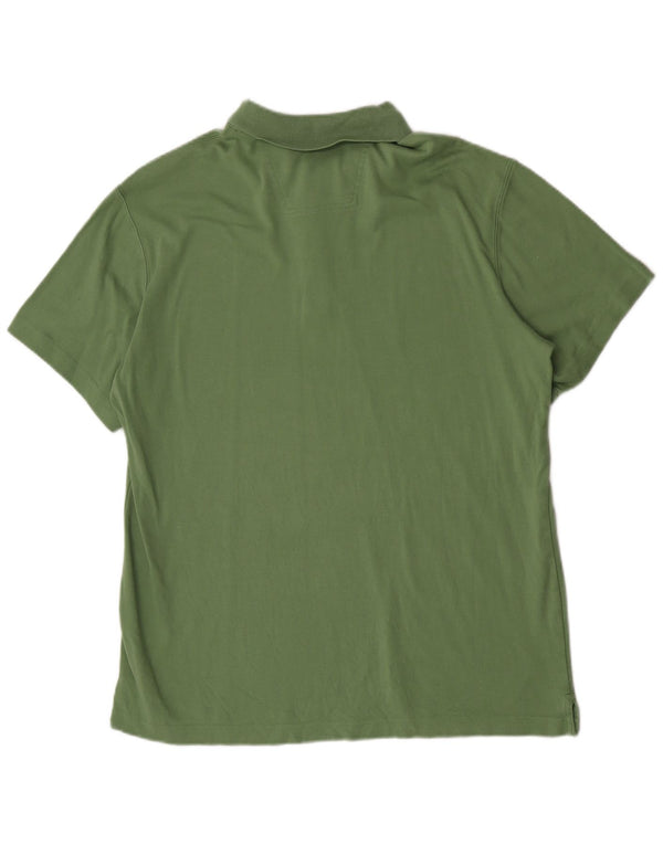 Мужская рубашка-поло Eddie Bauer 2XL, зеленая, хлопок