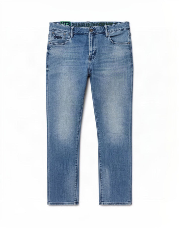 Мужские узкие джинсы Superdry W36 L32, синий хлопок