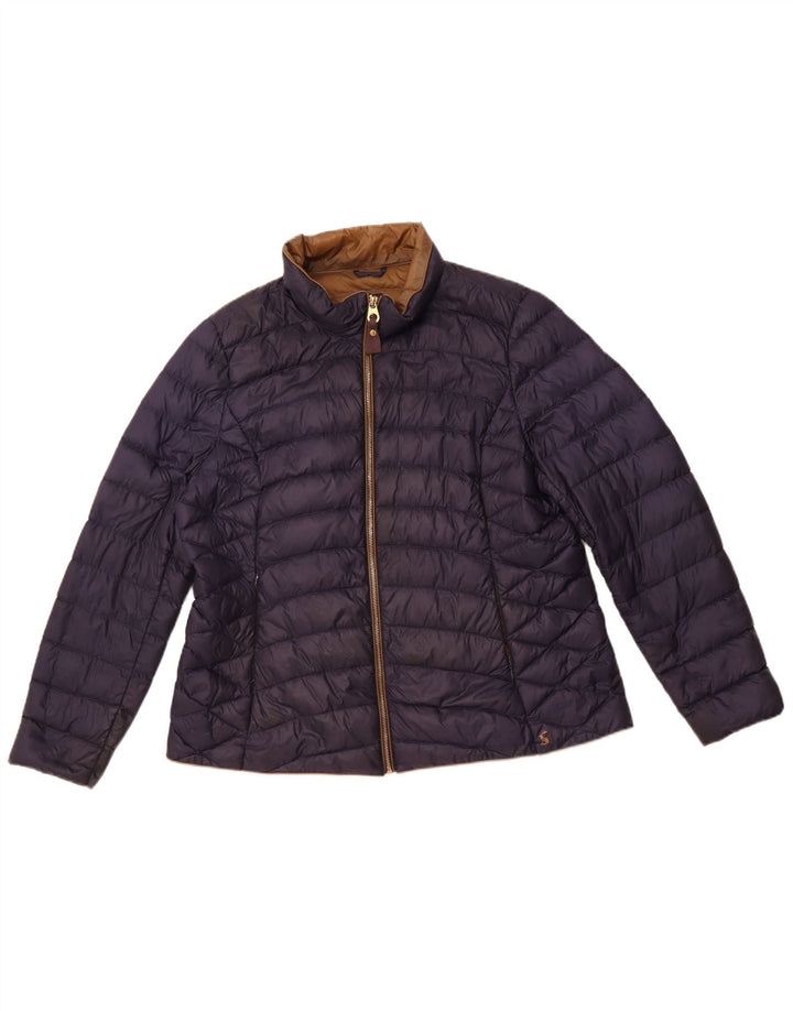 Женская стеганая куртка Joules UK 18 XL Темно-синий полиамид