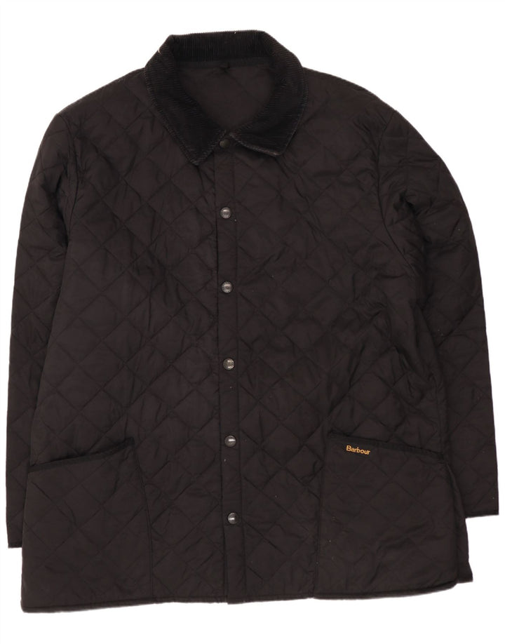 Мужская стеганая куртка Barbour UK 44 2XL черная из полиамида