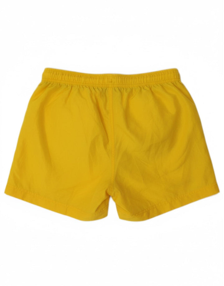 CHAMPION Boys Sport Shorts 13-14 Years XL Yellow Polyester