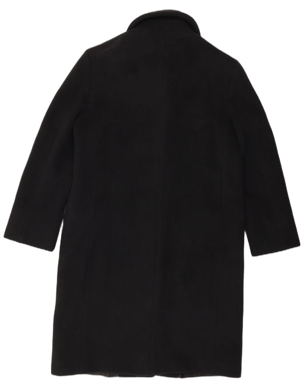 Женское пальто Marella UK 12, средний черный из натуральной шерсти