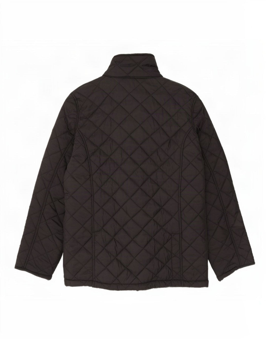 Винтажная мужская стеганая куртка UK 42 XL, черный нейлон
