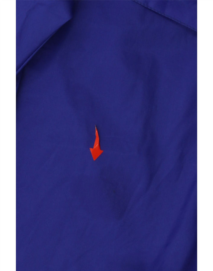 Мужская дождевик Arena с капюшоном и графическим рисунком UK 40, большой синий полиамид