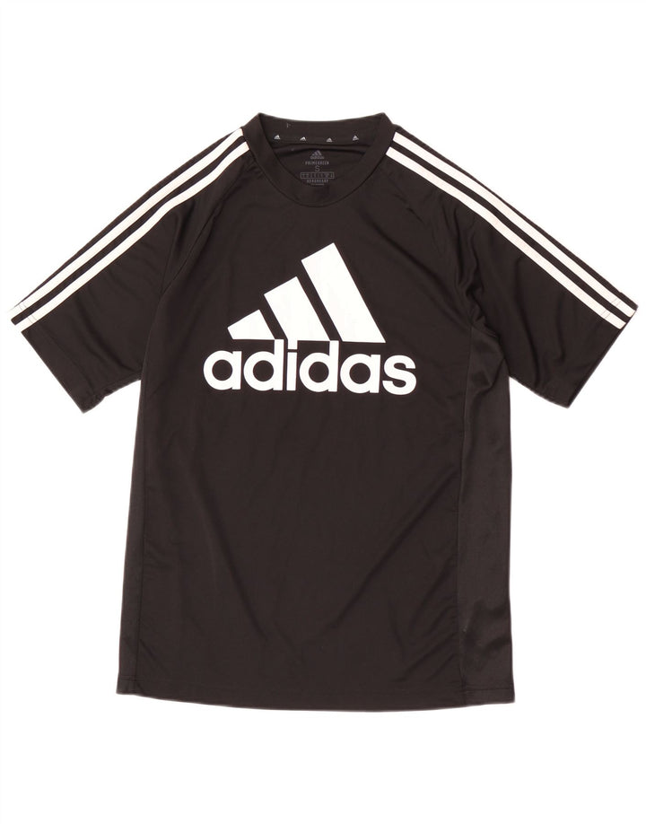 Мужская футболка Adidas Aeroready с рисунком, маленький черный полиэстер