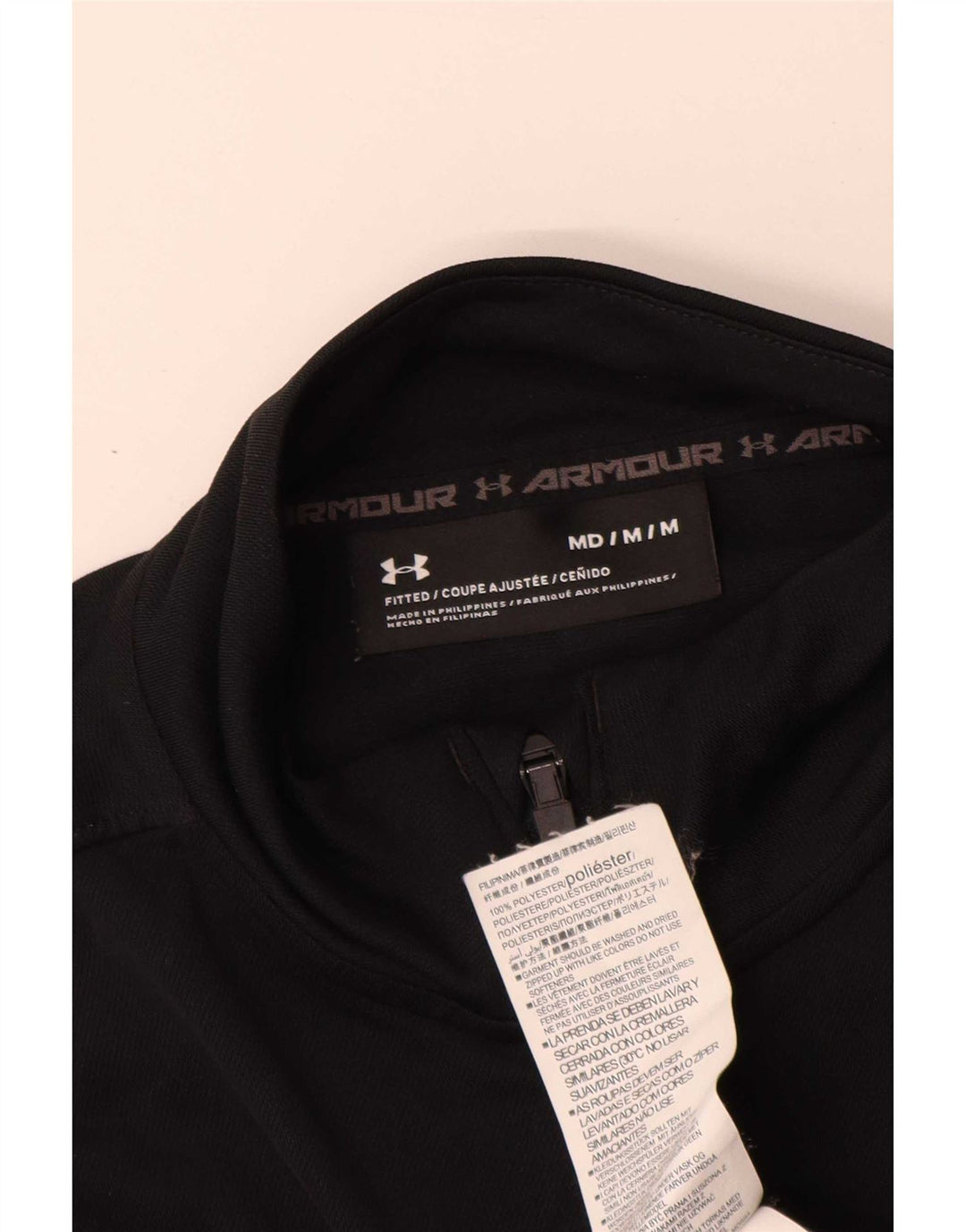 Мужская спортивная куртка Under Armour, средний черный полиэстер