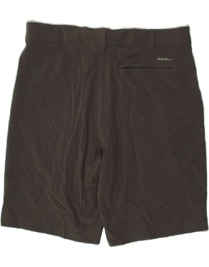 EDDIE BAUER Mens Chino Shorts W36 Large  Grey Polyester Vintage Eddie Bauer and Second-Hand Eddie Bauer from Messina Hembry 