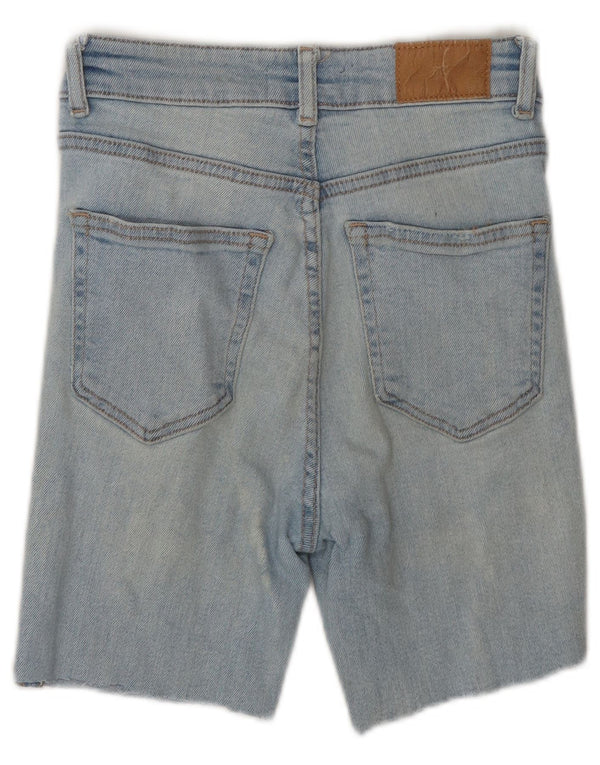 Женские джинсовые шорты Zara EU 36 XS W26 Синие