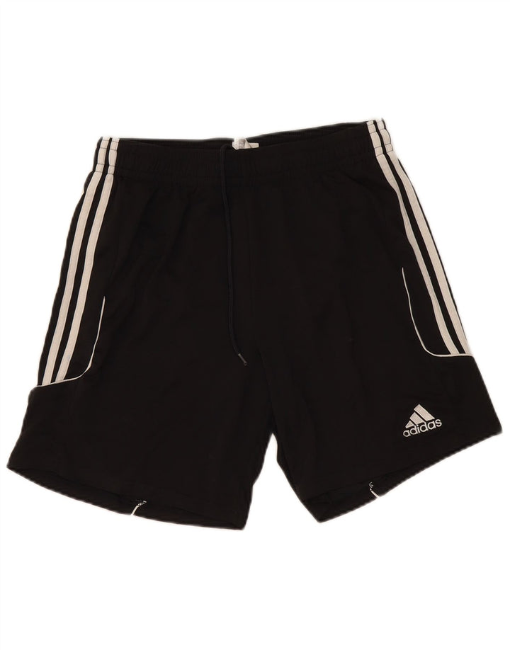 Мужские спортивные шорты Adidas Climalite, большие черные из полиэстера