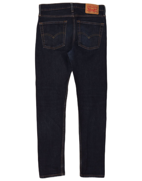 Мужские джинсы скинни Levi's W31 L29 темно-синие, хлопок