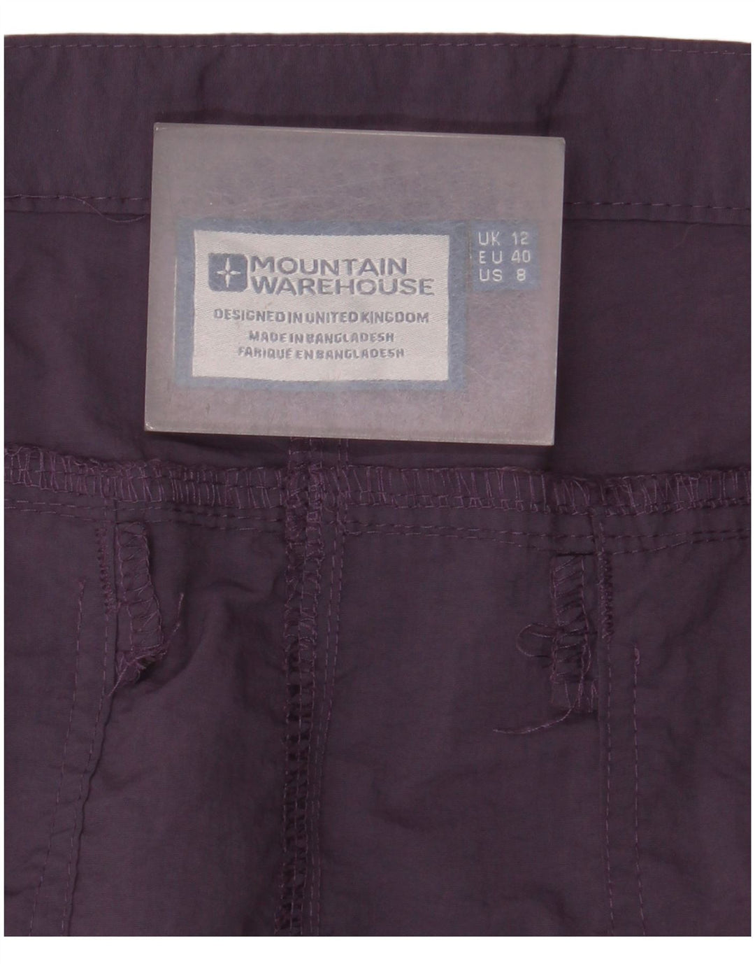 Женские шорты карго Mountain Warehouse UK 12, средние W32, фиолетовые