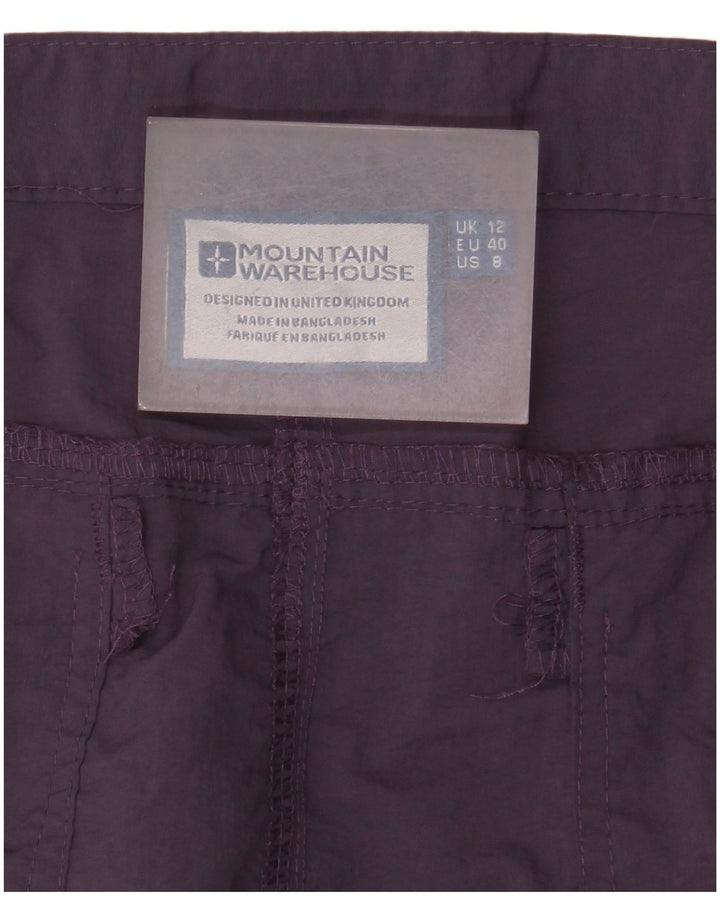 Женские шорты карго Mountain Warehouse UK 12, средние W32, фиолетовые