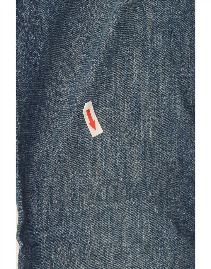 Женские расклешенные джинсы Zara EU 38, маленькие W28 L33, синие, хлопок