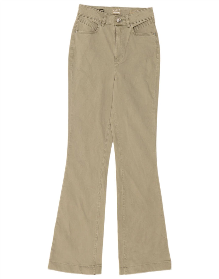 Женские джинсы Bootcut с высокой посадкой Guess W25 L31, зеленые