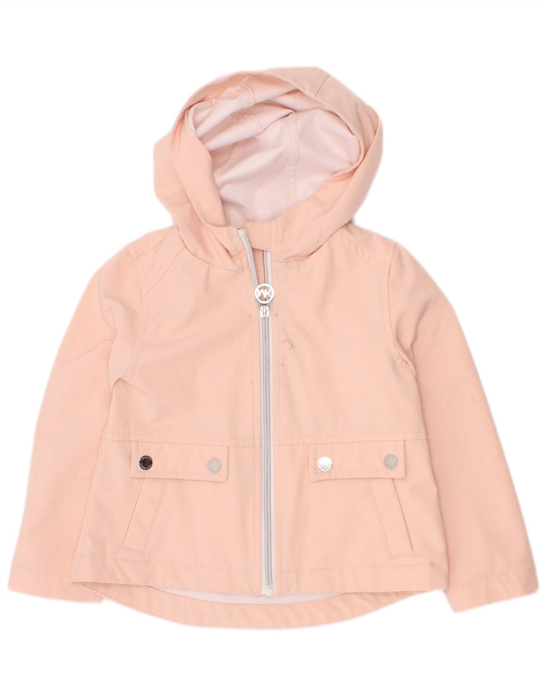 Дождевик с капюшоном Michael Kors для девочек 3-4 лет, розовый полиэстер