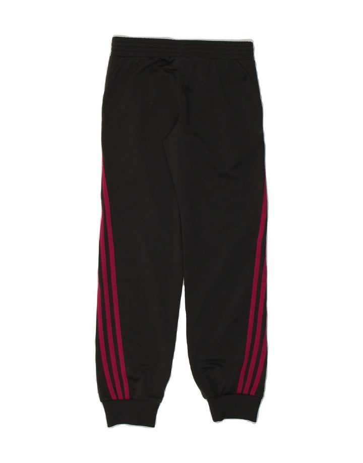 ADIDAS Girls Tracksuit Trousers Joggers 9-10 Years Grey Polyester | Vintage Adidas | Thrift | Second-Hand Adidas | Used Clothing | Messina Hembry 