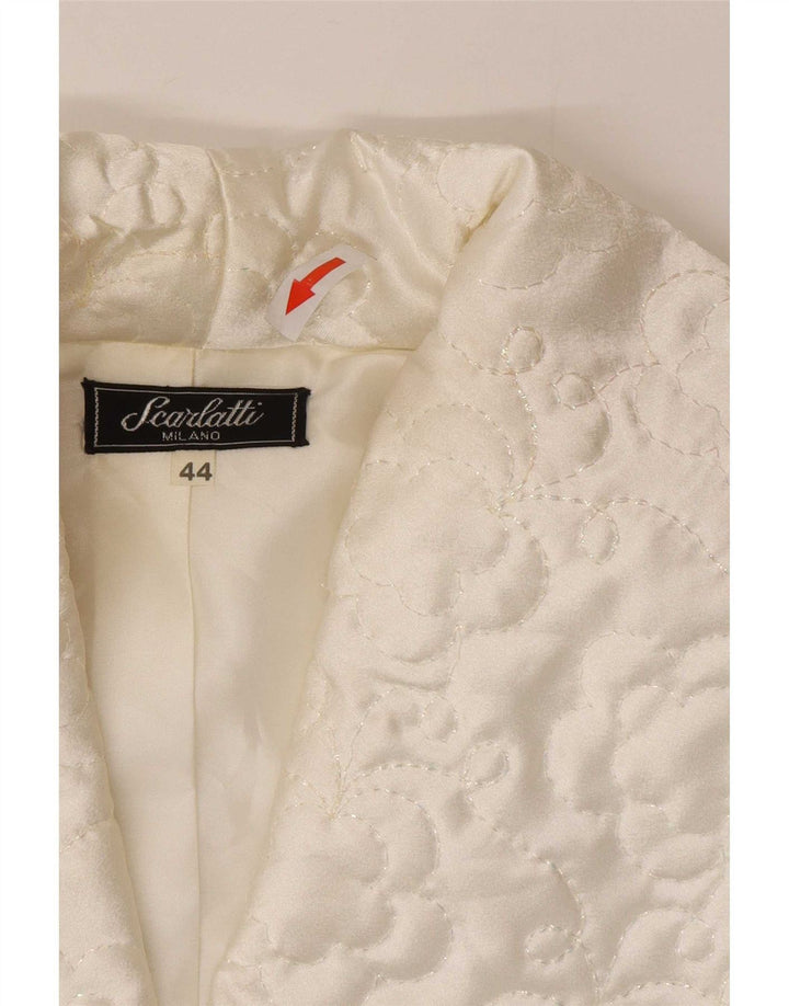 Винтажный женский комплект из 2 юбок IT 44 Medium W28 Белая вискоза