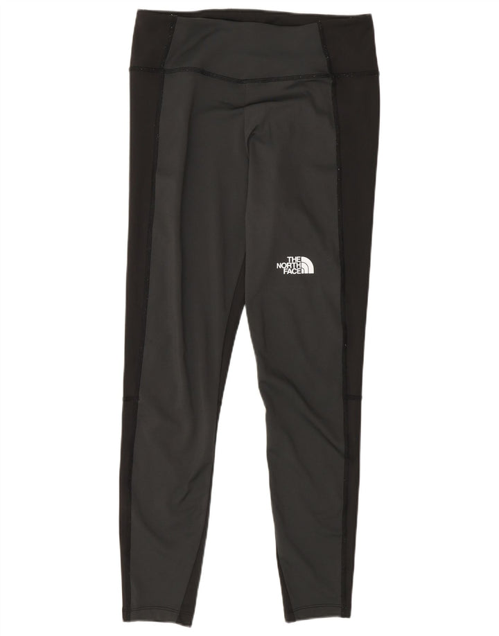 Женские леггинсы The North Face UK 12, полиэстер с цветными блоками, средний серый цвет