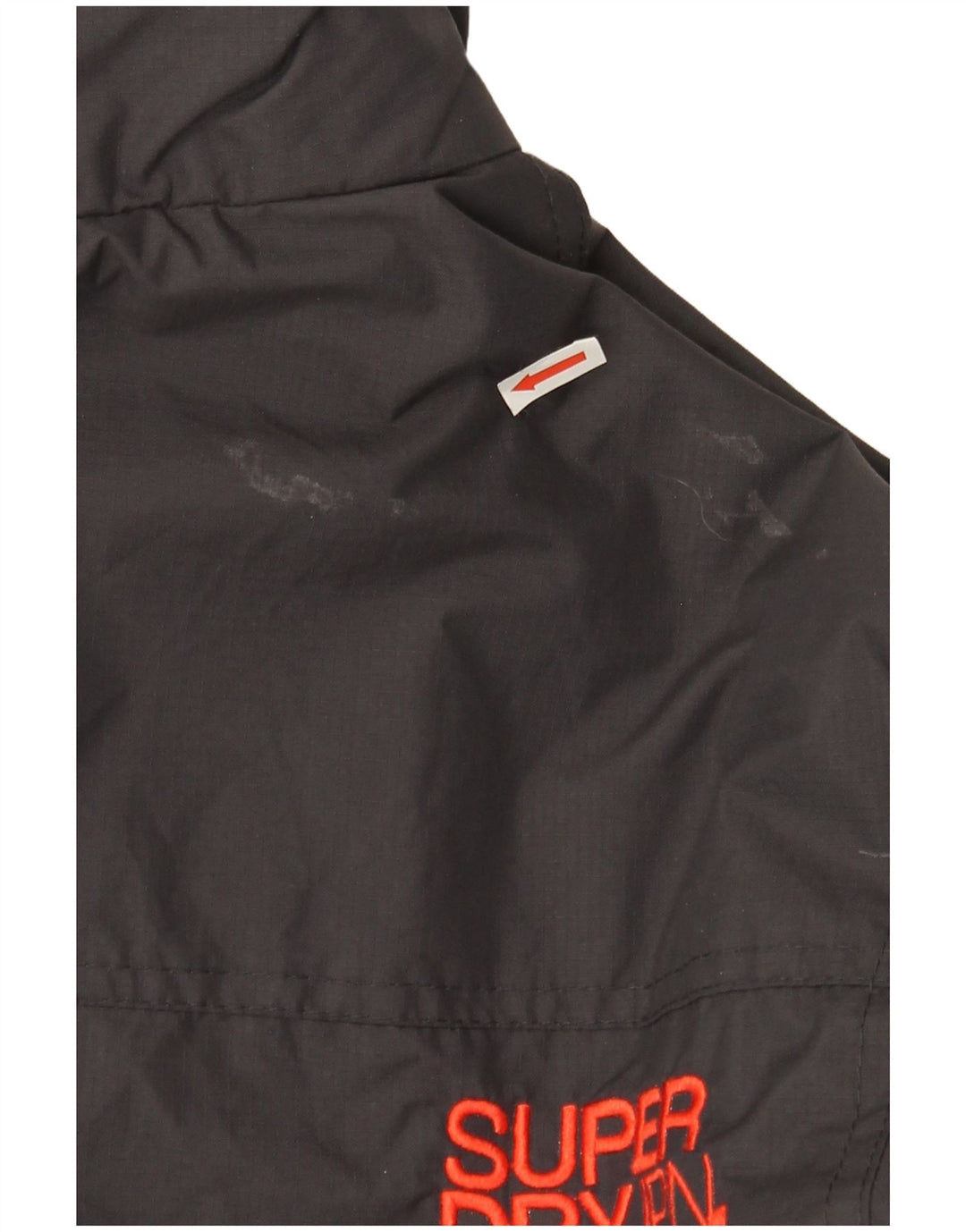 Женская куртка-бомбер Superdry The Windcheater с рисунком UK 14, средний черный