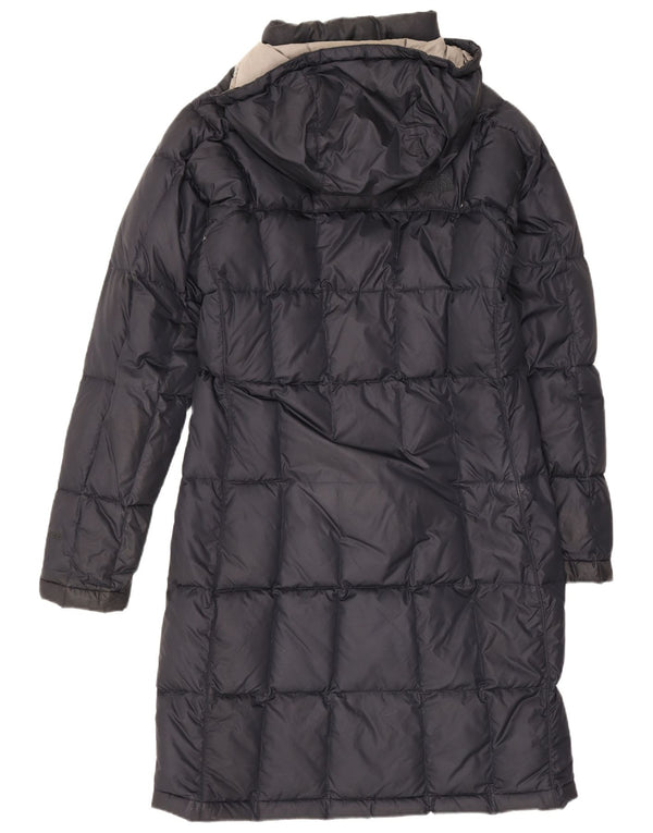 Женское пуховое пальто с капюшоном The North Face UK 6 XS Темно-синий нейлон