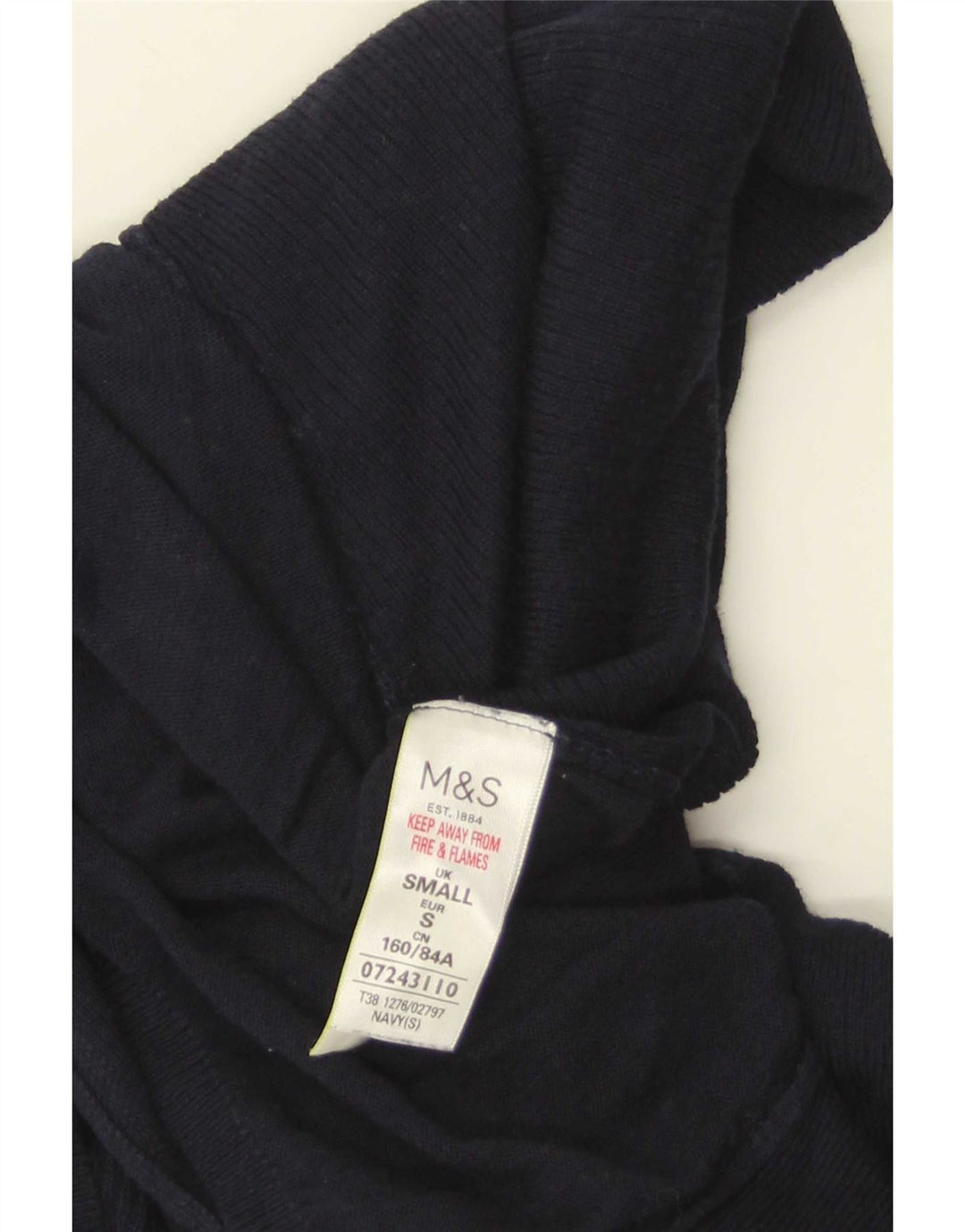 Женский открытый кардиган Marks & Spencer UK 10, маленький темно-синий акрил