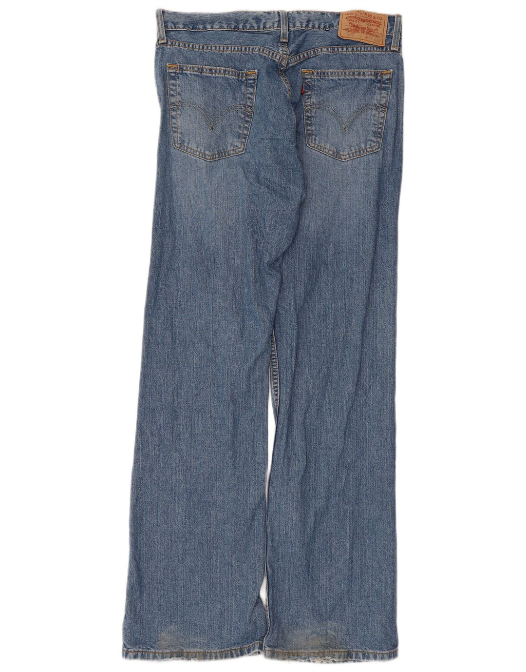 Женские джинсы Levi's 527 с низкой талией Bootcut W32 L32 Синие, хлопок