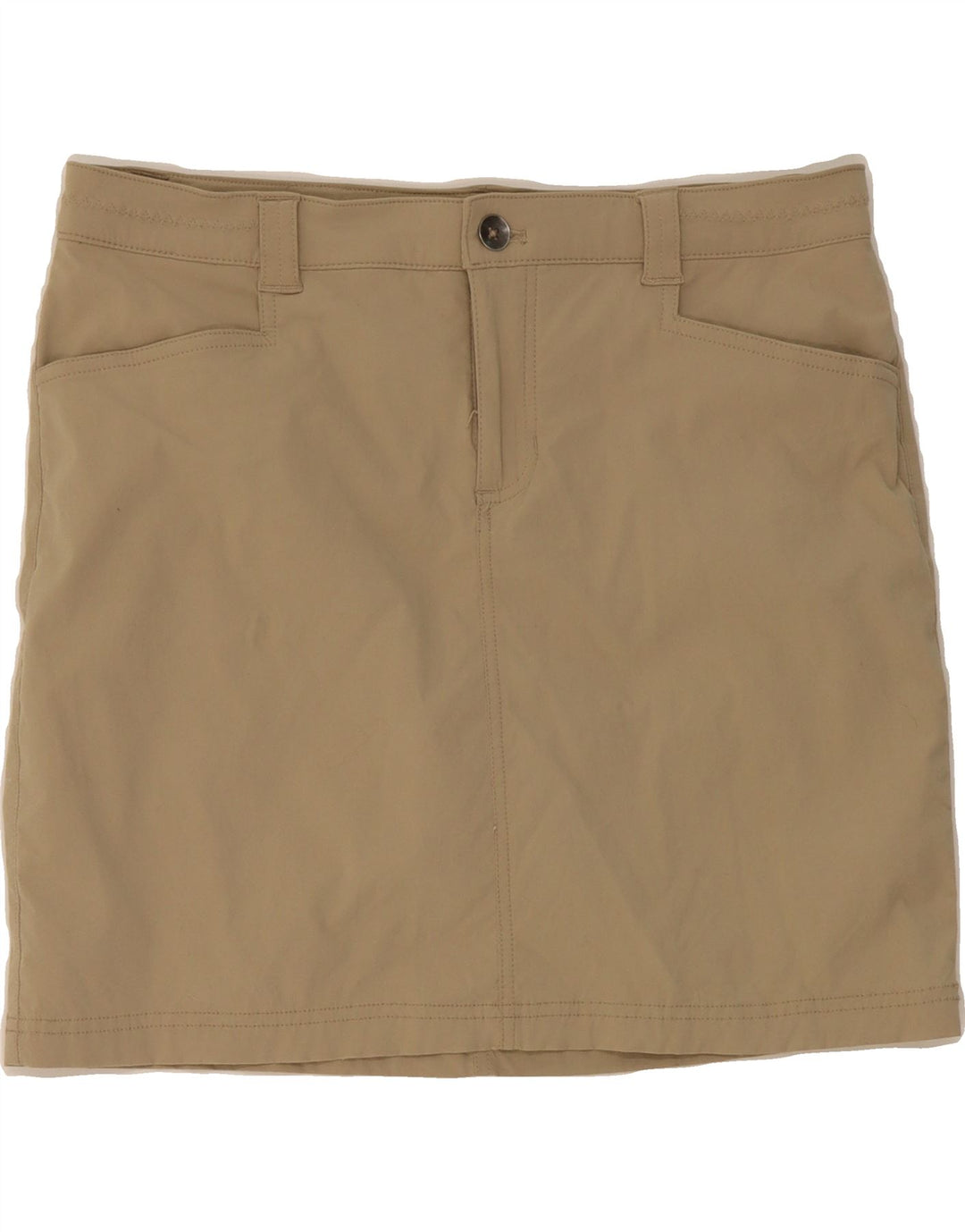 EDDIE BAUER Womens Skort US 10 Large W34 Beige Nylon Vintage Eddie Bauer and Second-Hand Eddie Bauer from Messina Hembry 