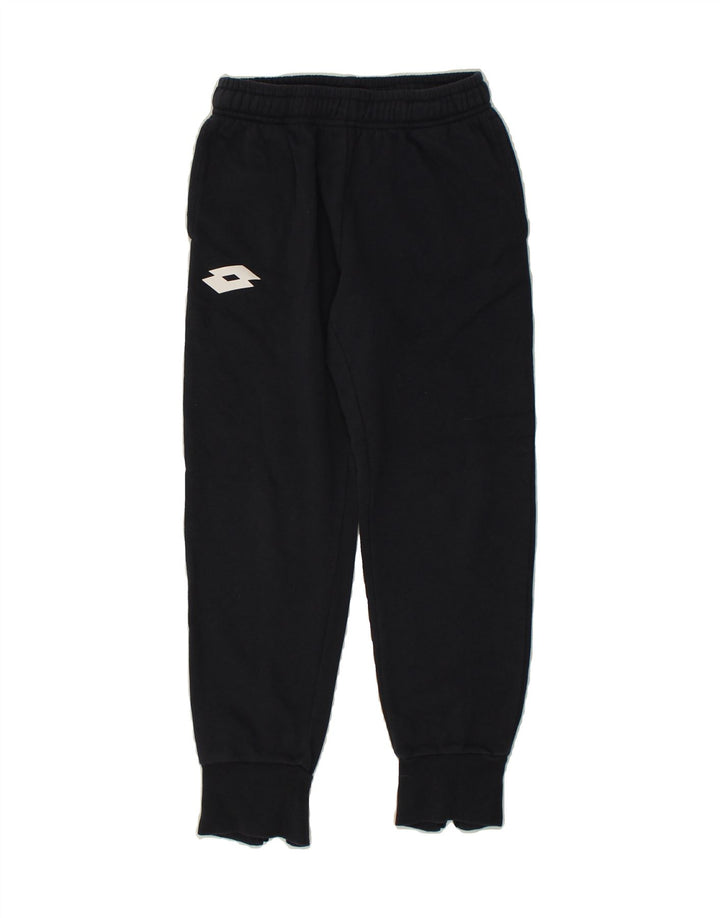 LOTTO Boys Tracksuit Trousers Joggers 7-8 Years Medium Navy Blue | Vintage Lotto | Thrift | Second-Hand Lotto | Used Clothing | Messina Hembry 