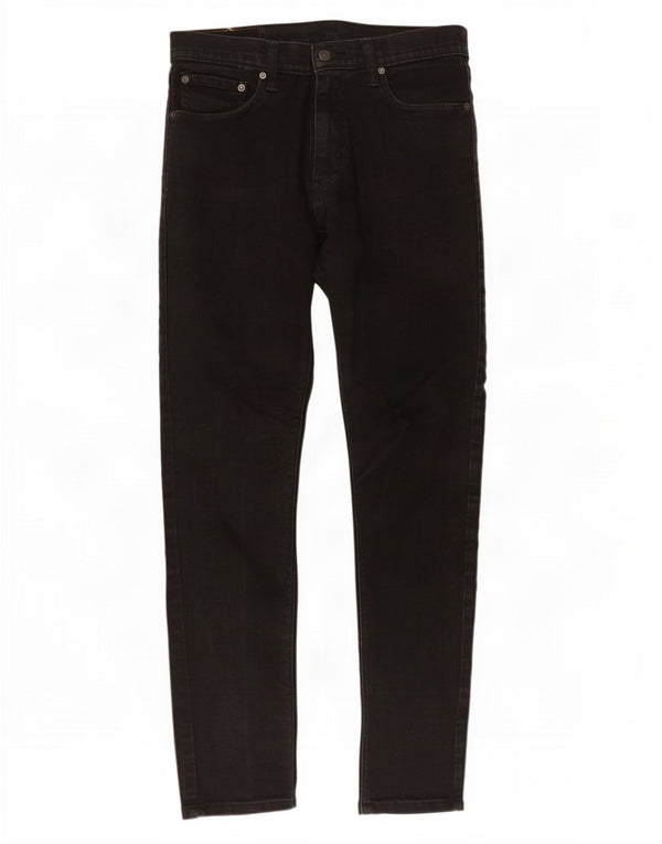 Мужские зауженные зауженные джинсы Levi's 512 Lo-Ball W32 L30, черный хлопок