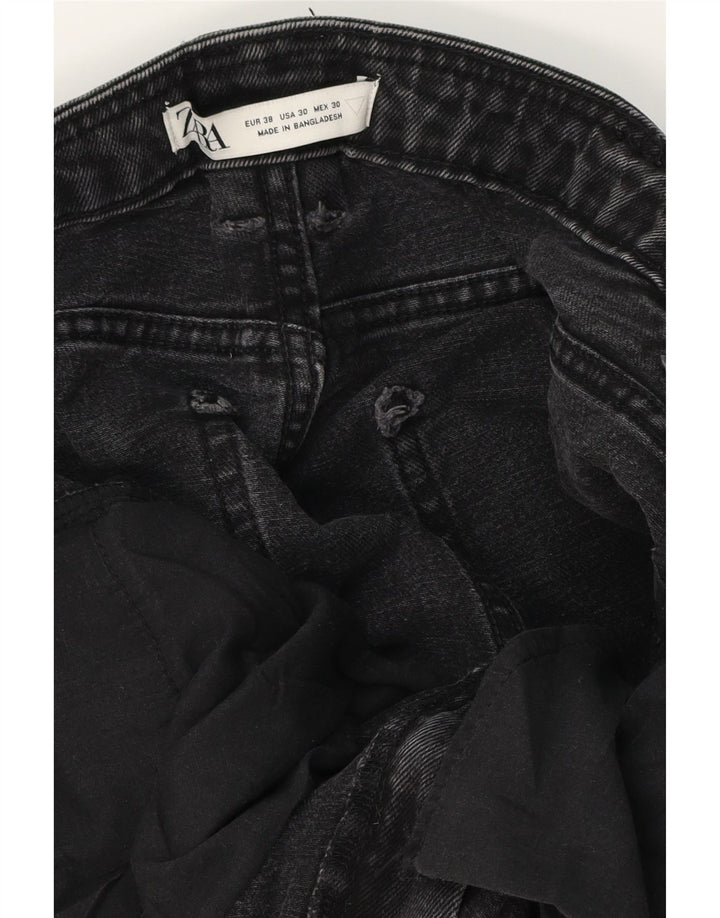 Мужские джинсовые шорты Zara EU 38 Small W30 черные
