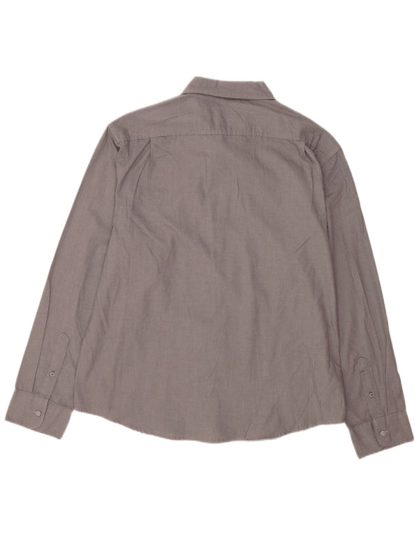 Мужская рубашка приталенного кроя Izod Salt Water 2XL серая