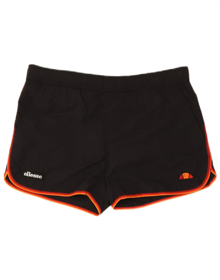 Мужские спортивные шорты Ellesse, большие черные цветные блоки