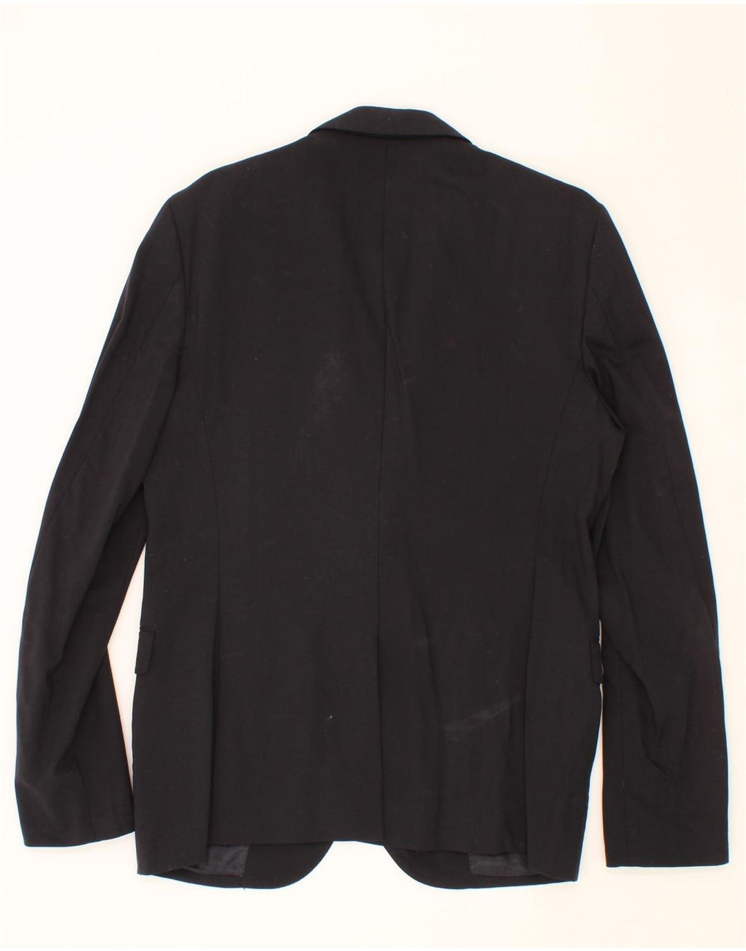 RICHMOND Mens 2 Button Blazer Jacket IT 50 Large Black Wool Vintage Richmond and Second-Hand Richmond from Messina Hembry 