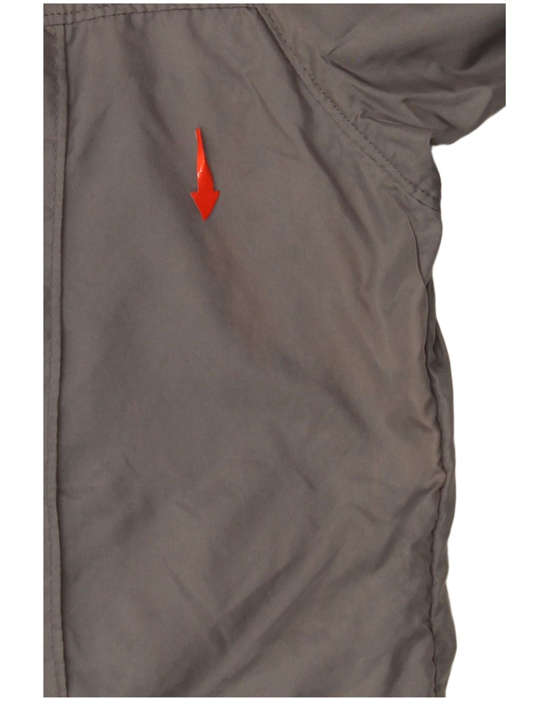 Мужской спортивный костюм LANDS END, верхняя куртка, средний серый нейлон