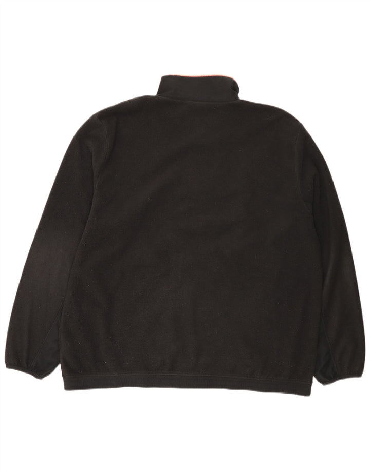 Мужская флисовая куртка Adidas UK 42 XL, черный полиэстер