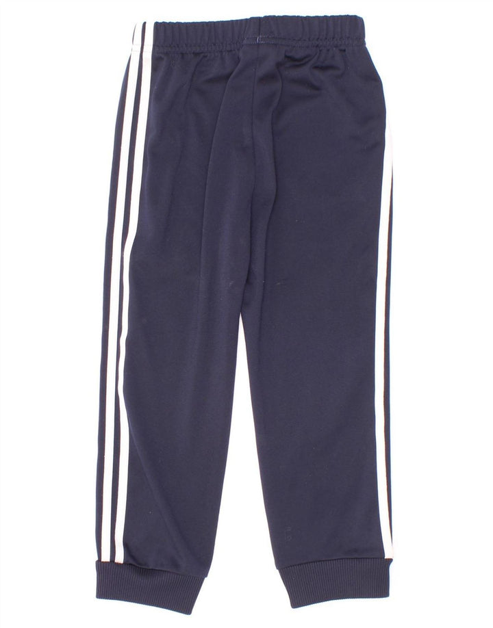Спортивный костюм Adidas для мальчиков, брюки для бега, 2–3 года, темно-синий, полиэстер