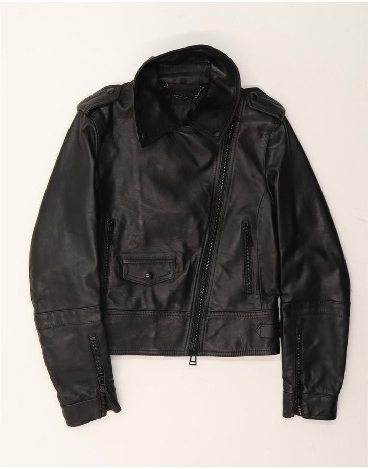 Женская кожаная косуха Belstaff IT 38 XS черная