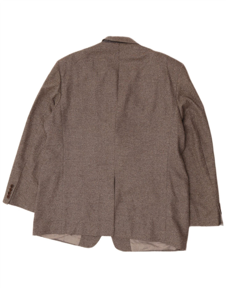 Мужской пиджак Marks & Spencer с 3 пуговицами, Великобритания, 46 XL, серая шерсть