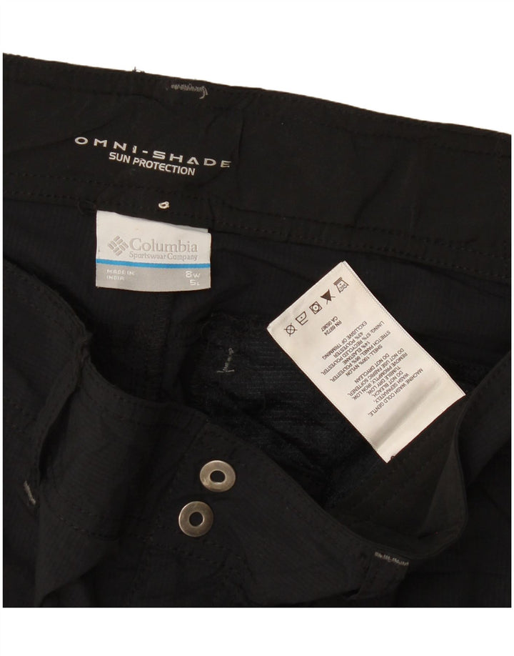 Женские шорты-карго Columbia Omni-Shade US 8 Medium W34, черный нейлон