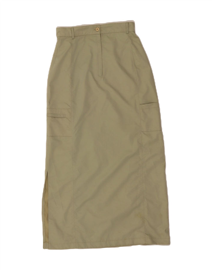 VINTAGE Womens Maxi Cargo Skirt Medium W26  Green Polyester Vintage Vintage and Second-Hand Vintage from Messina Hembry 