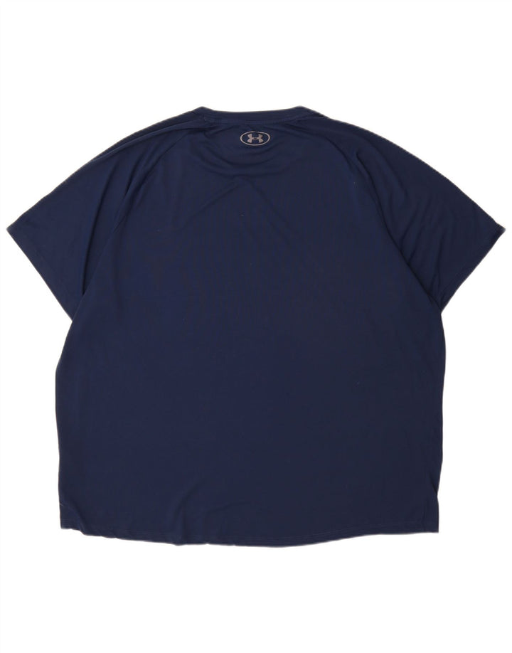 Мужская футболка Under Armour Top 2XL Темно-синий полиэстер